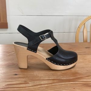 Swedish Hasbeens T-Strap Sky High 39